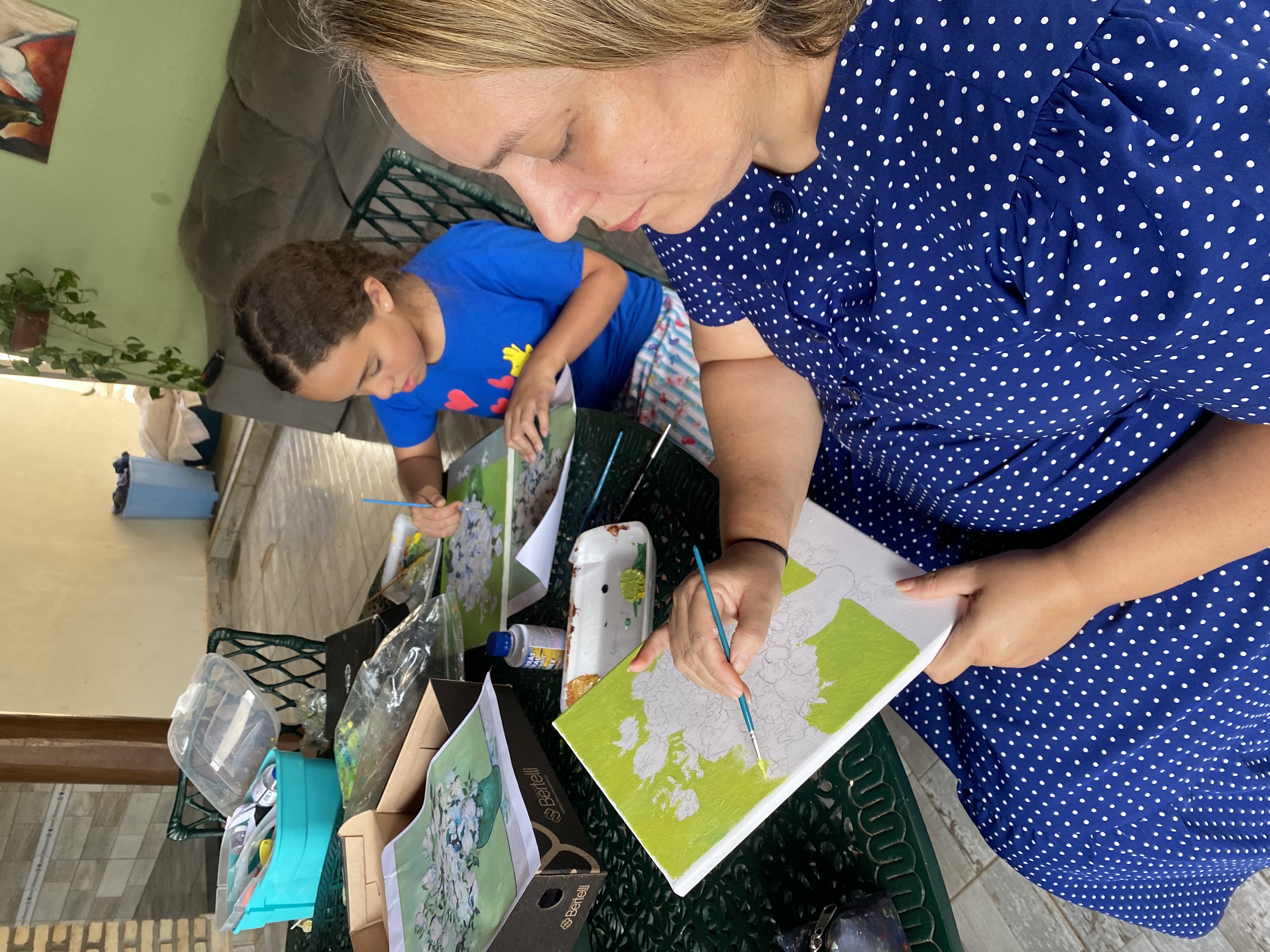 Momento de estudo de desenho