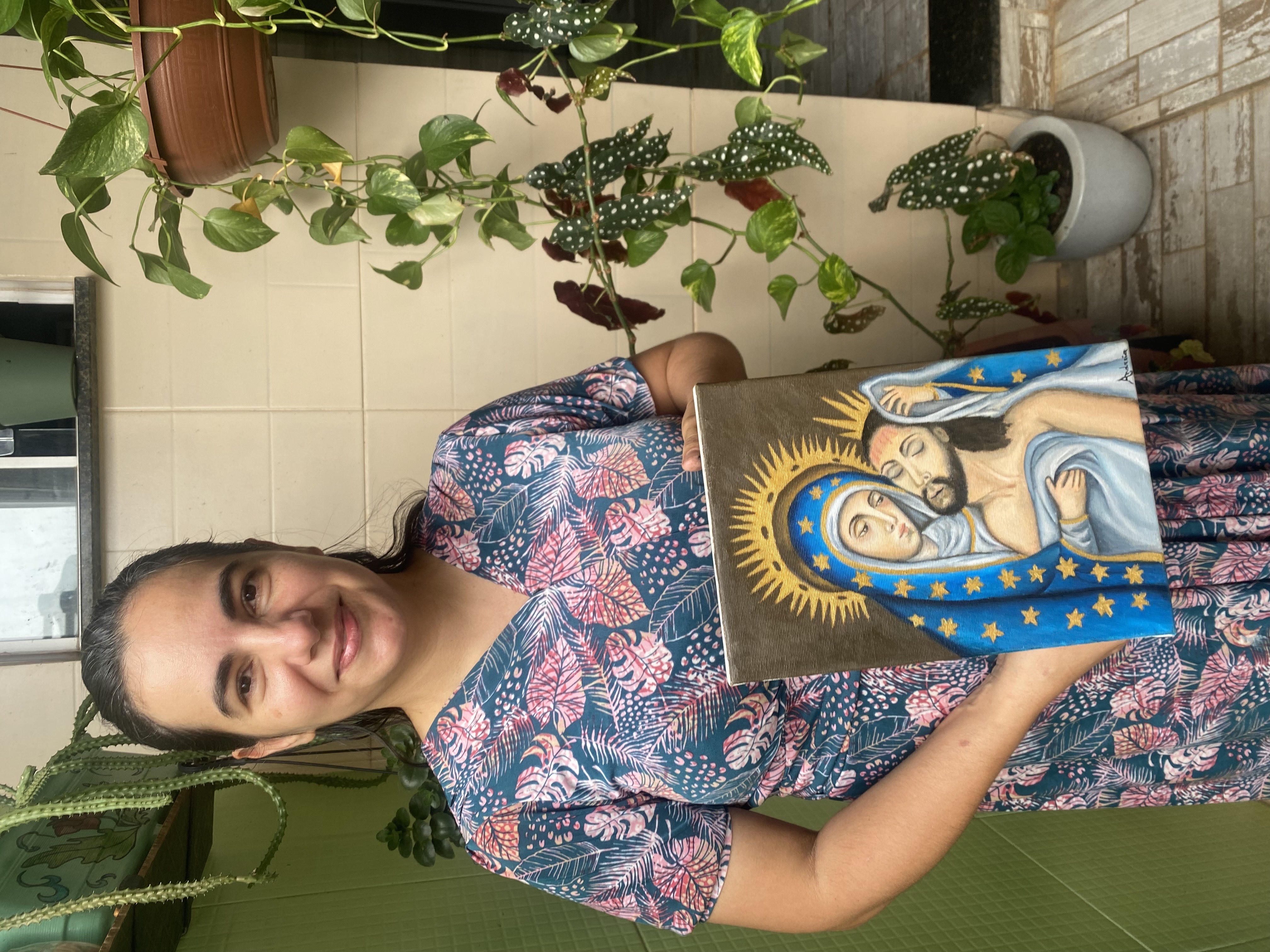 Vista do ateliê durante a aula